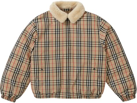 supreme burberry website|supreme x burberry puffer jacket.